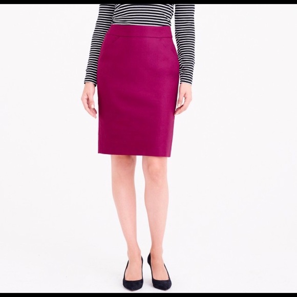 J. Crew blue skirt - Picture 3 of 4